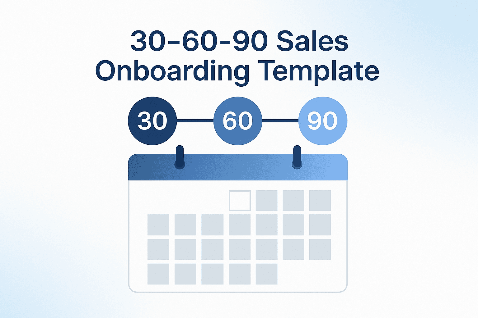 30-60-90 Day Sales Plan Template: The Complete Onboarding Framework